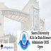 Sastra University M.Sc In Data Science Admissions 2025 Open; Check Details Here